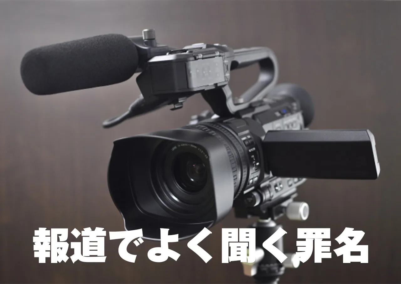 報道でよく聞く罪名