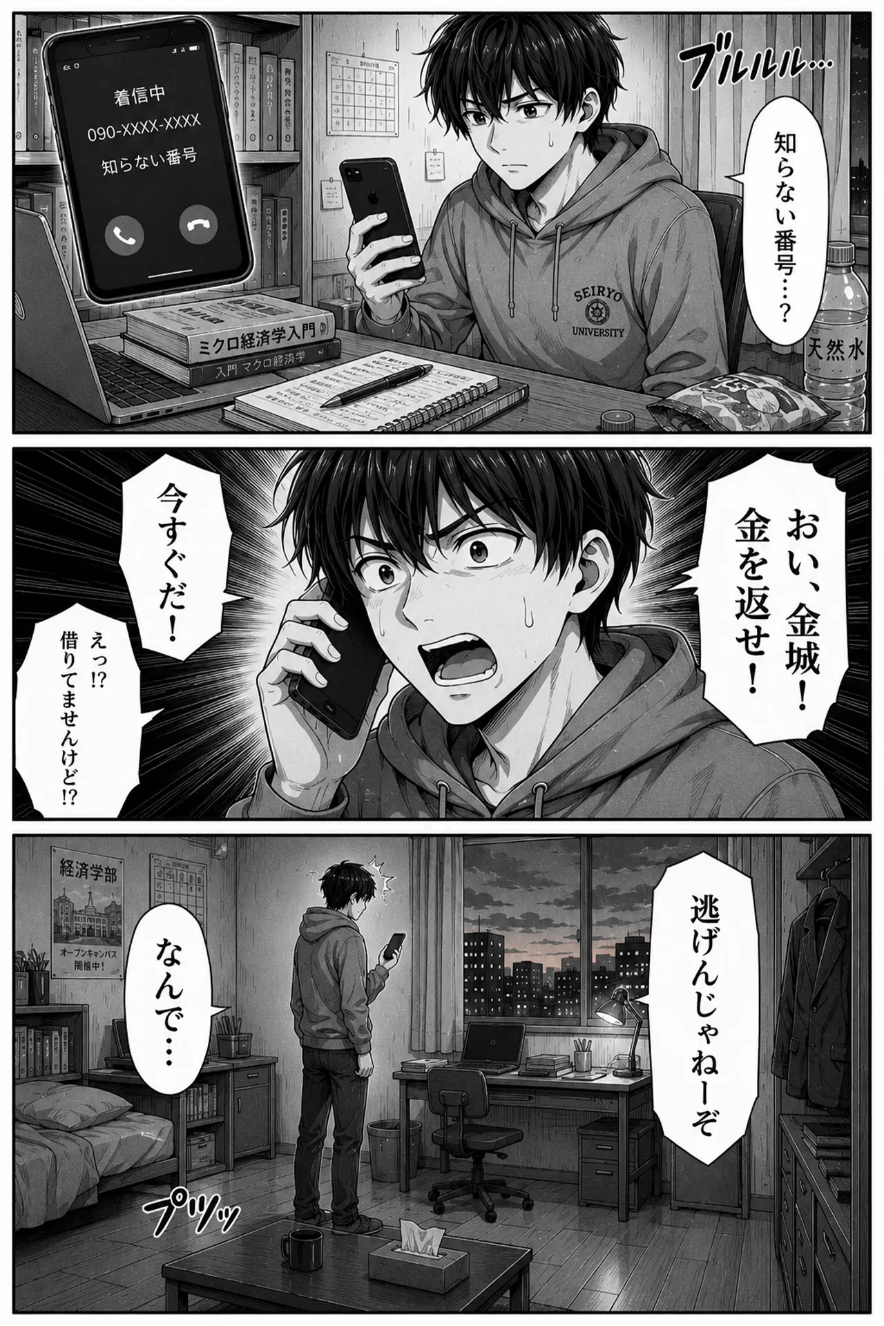 闇金 借りてない 嫌がらせ 漫画
