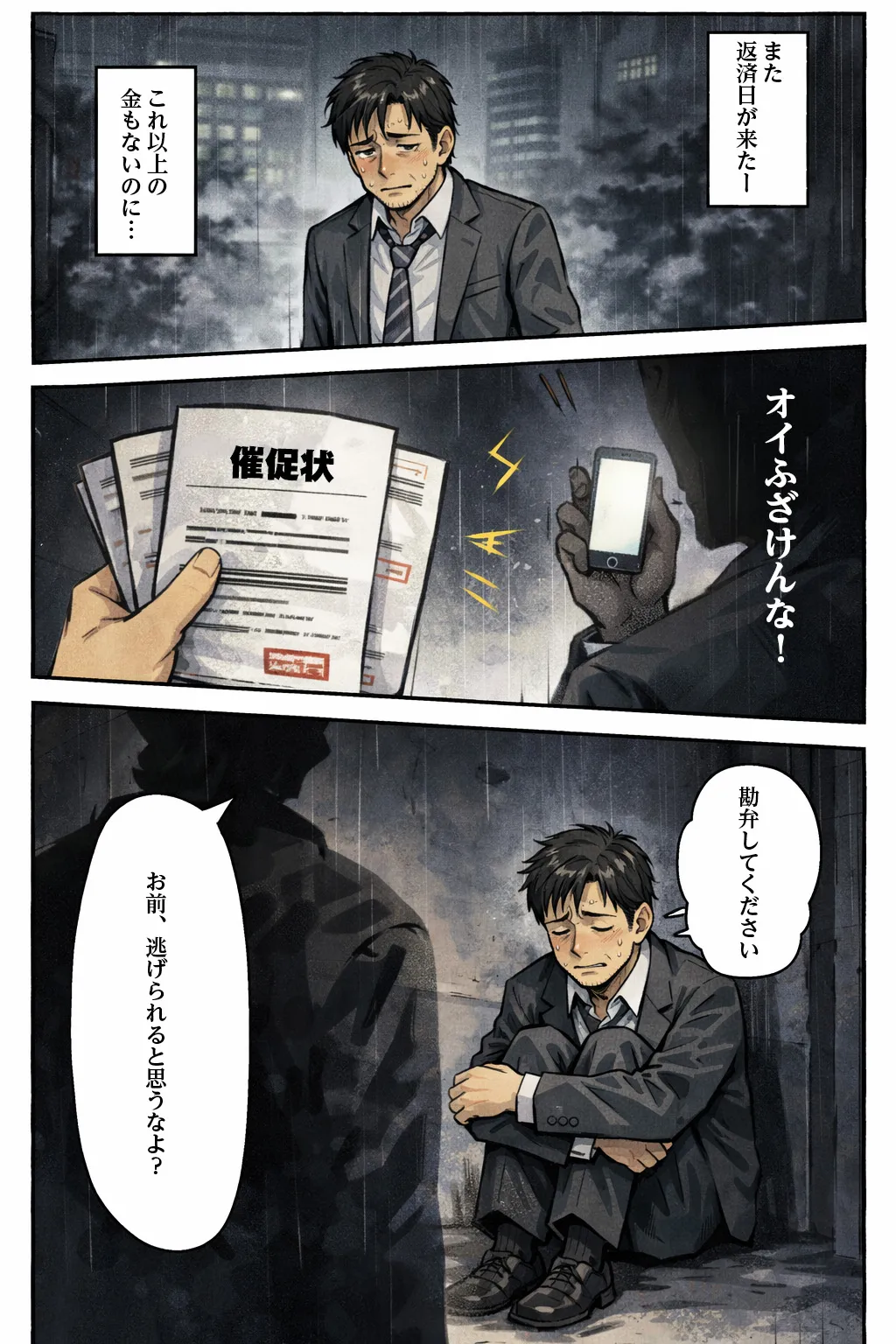 闇金 取り立て マンガ