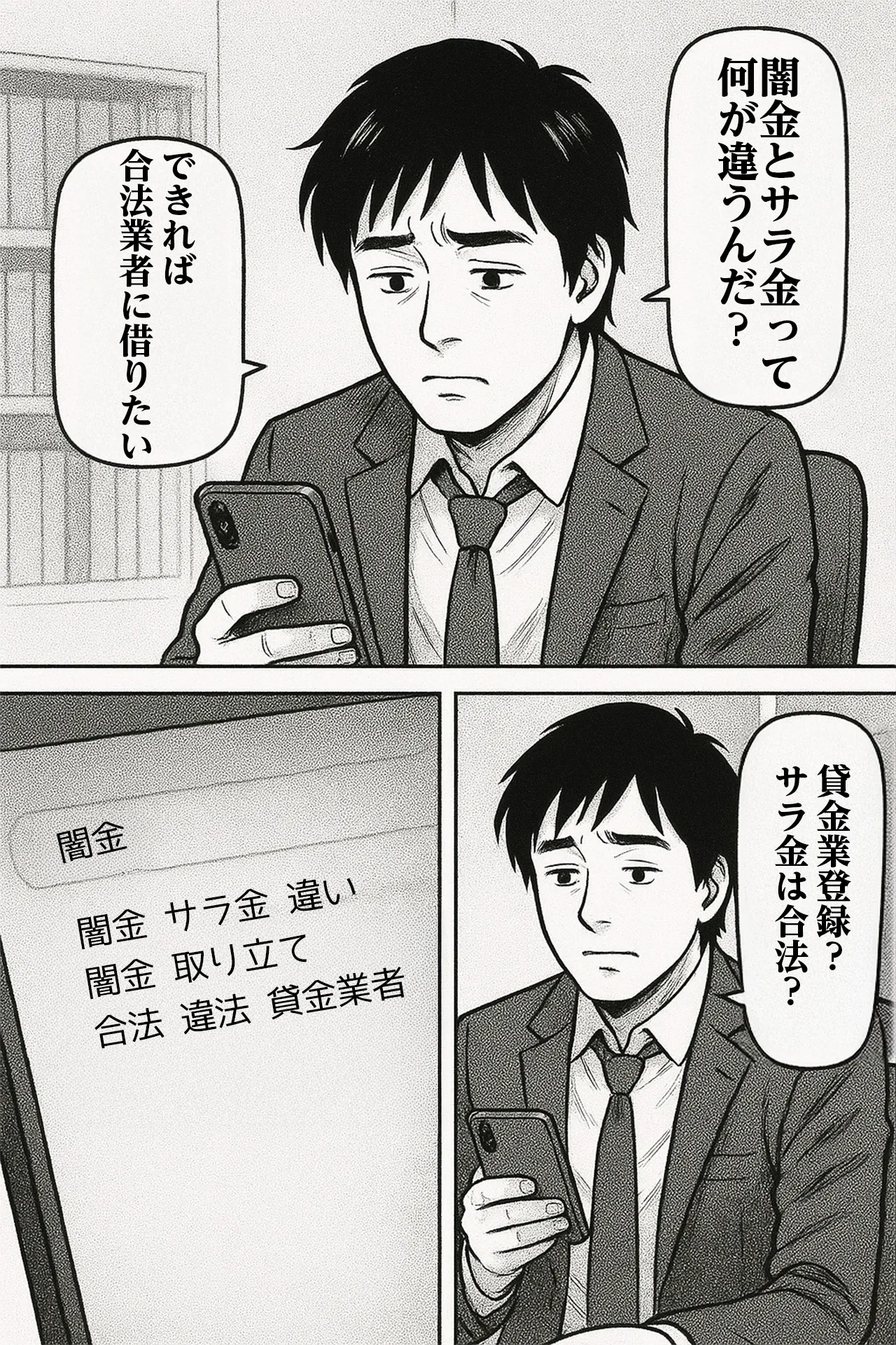 闇金 サラ金 マンガ