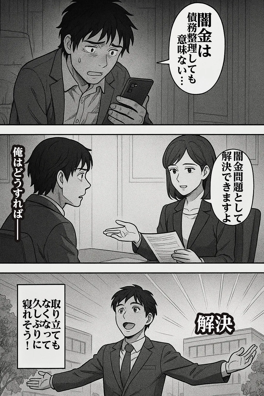 闇金 債務整理 マンガ
