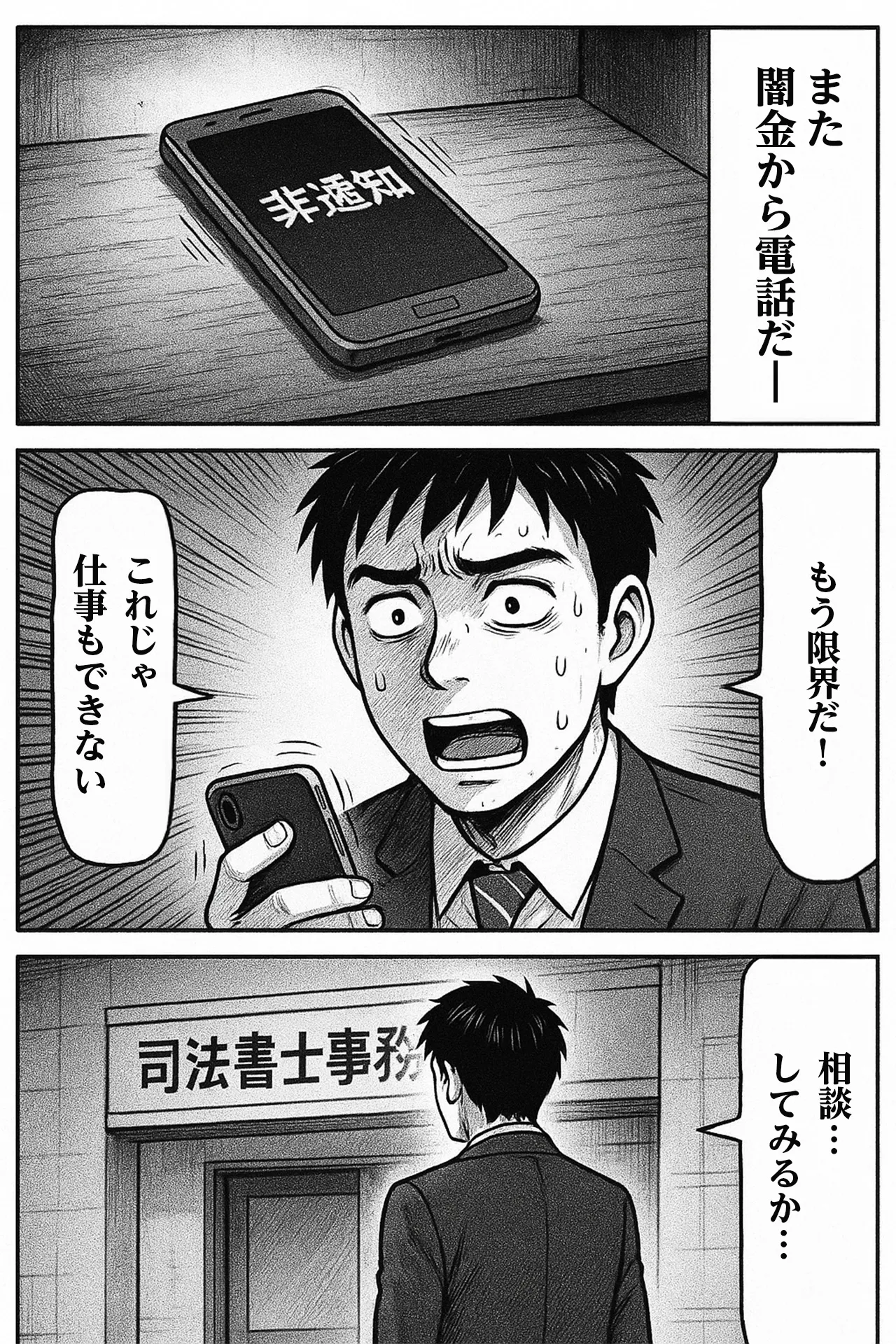 闇金 司法書士 マンガ