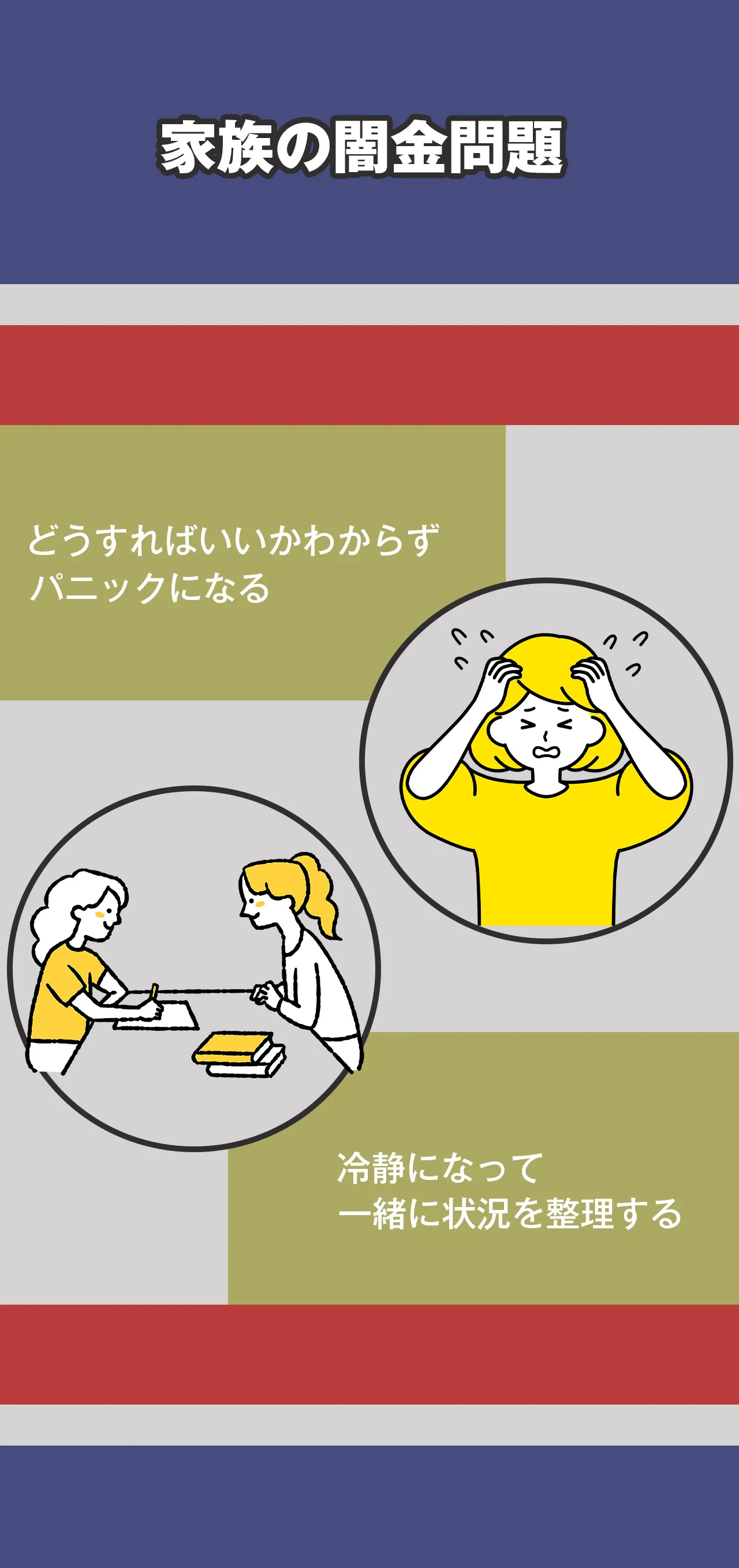 どうすればいいかわからなくなっている