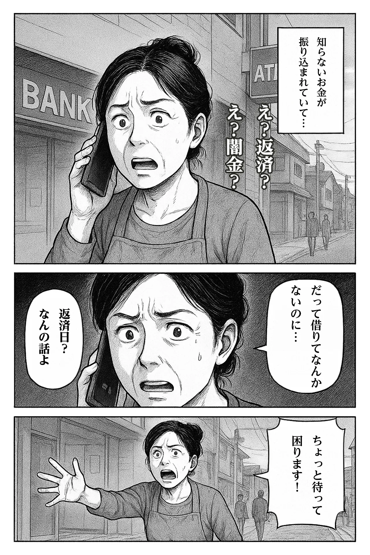 闇金 押し貸し マンガ