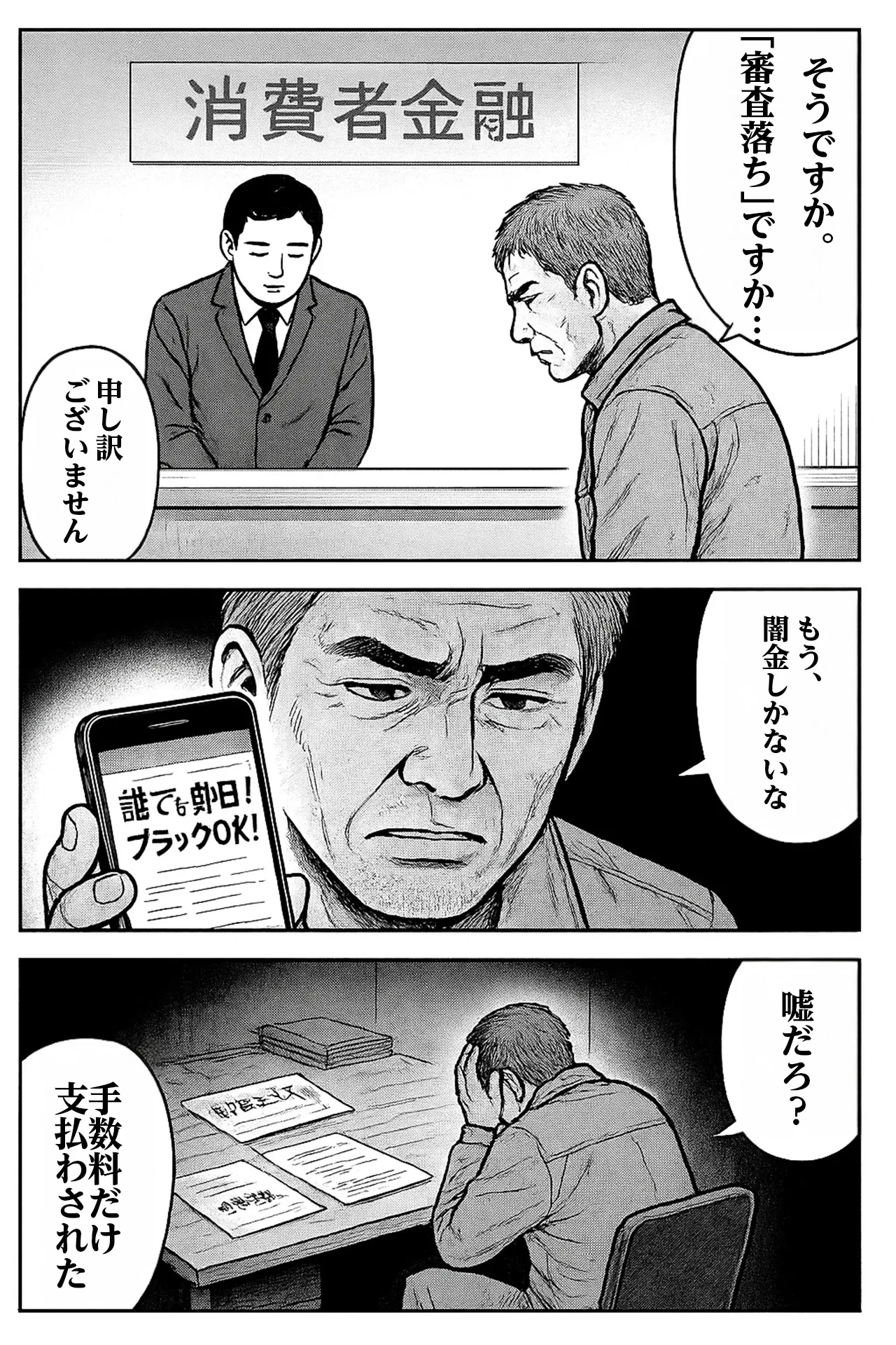 闇金 借り方 マンガ