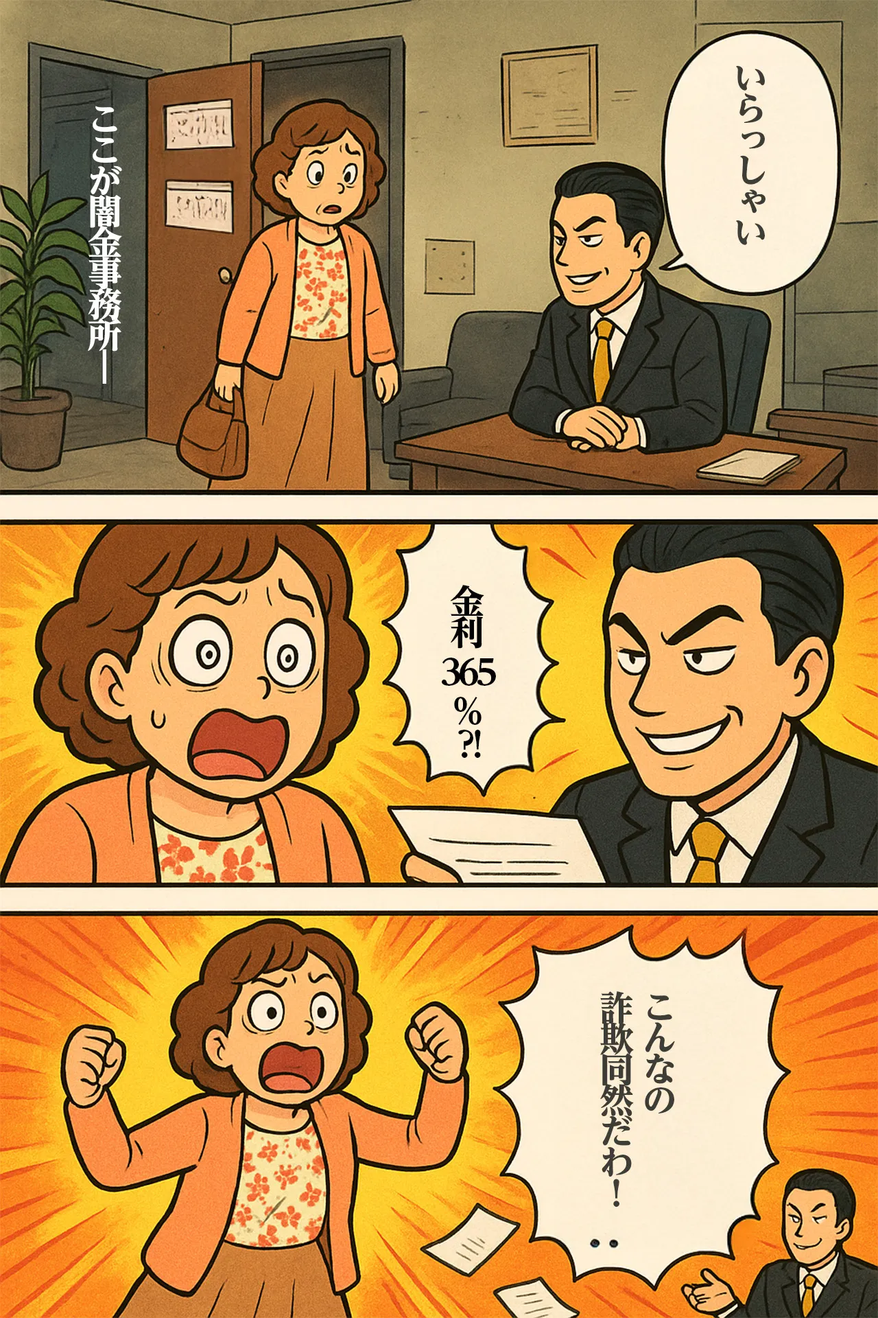 闇金 金利 マンガ