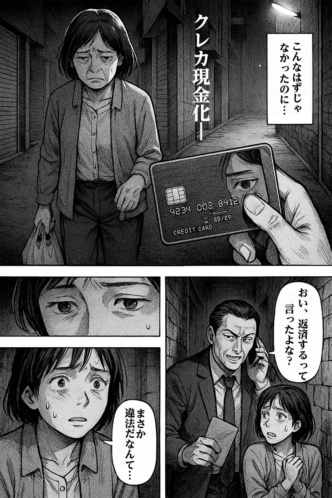 クレカ現金化 マンガ