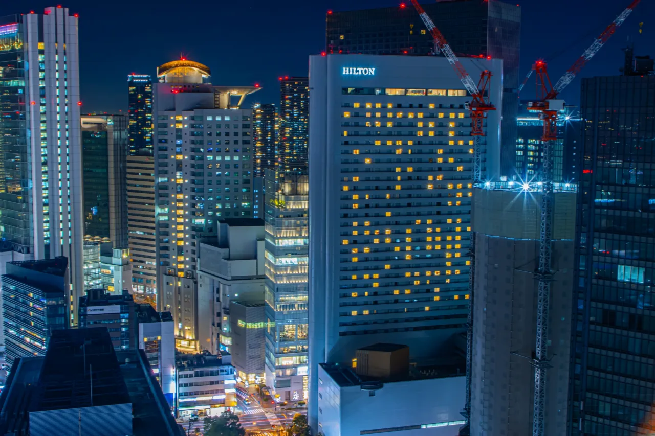 大阪駅前第3ビルからの夜景