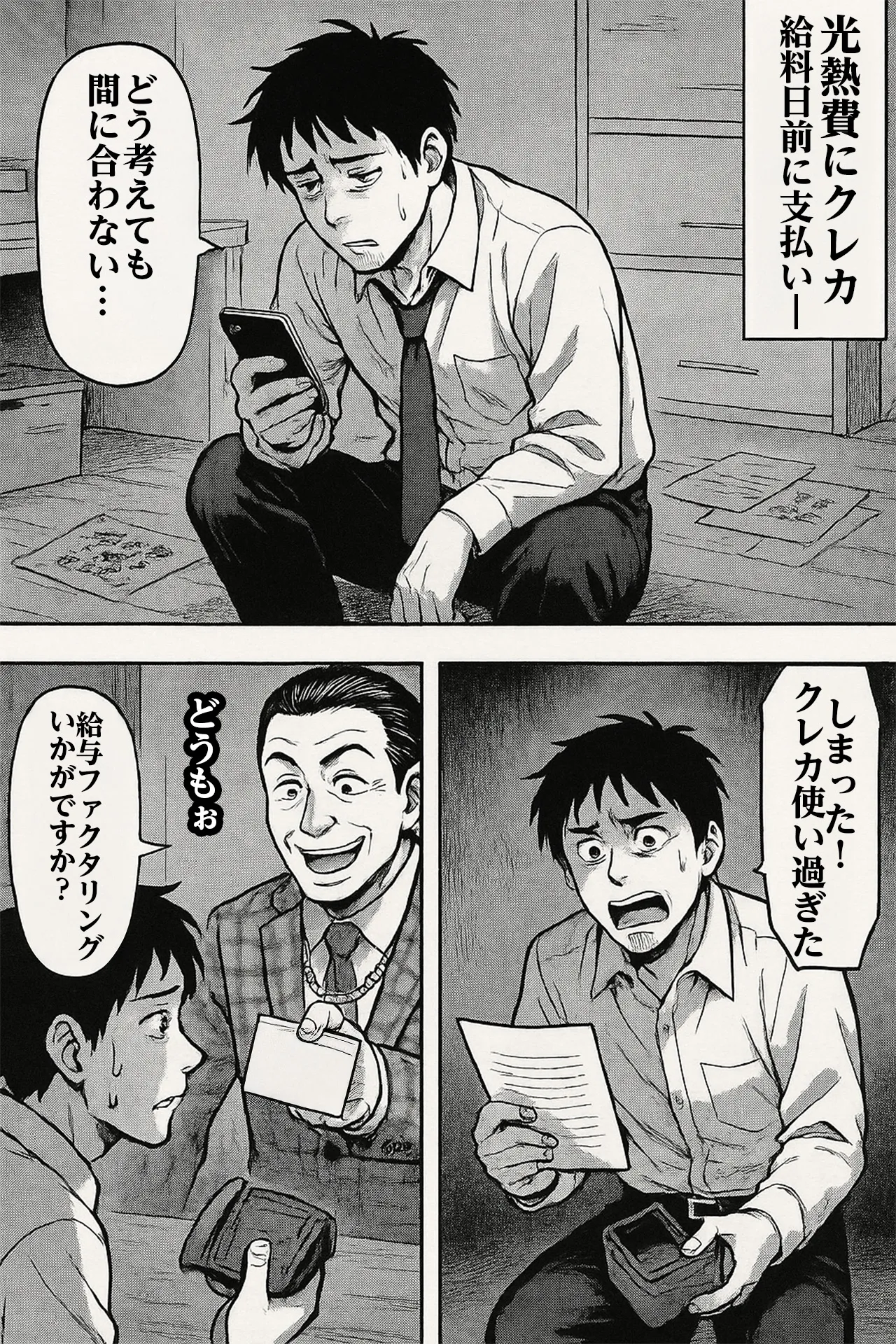 給与ファクタリング マンガ