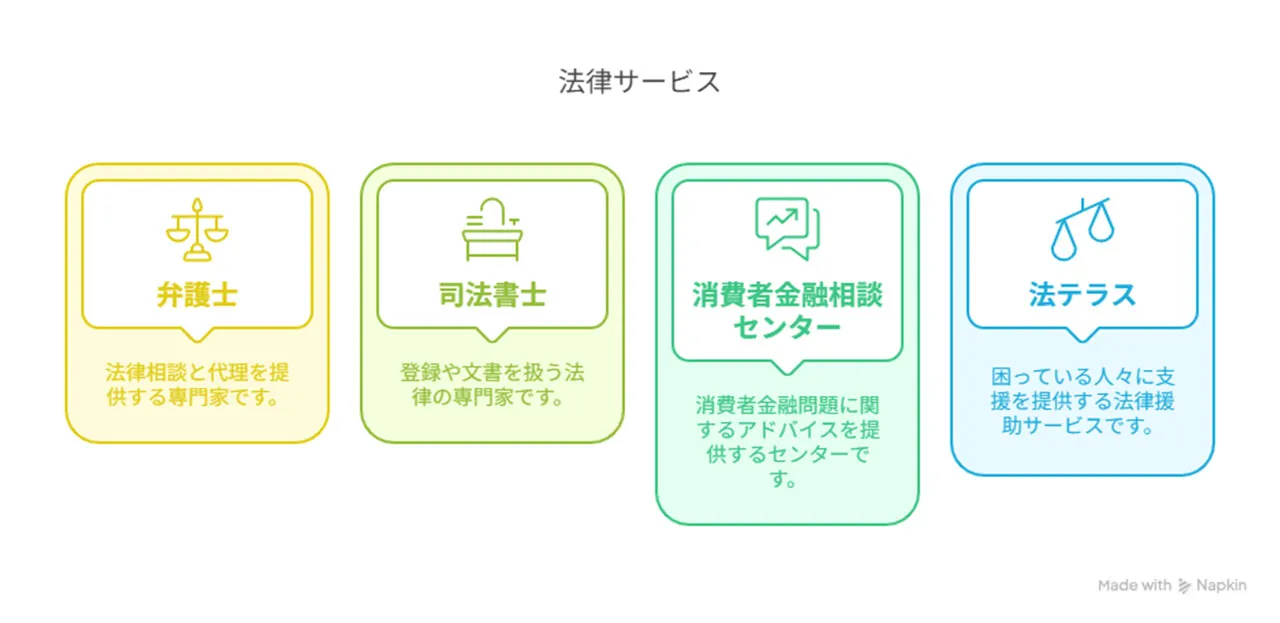 専門家への相談と債務整理の選択肢